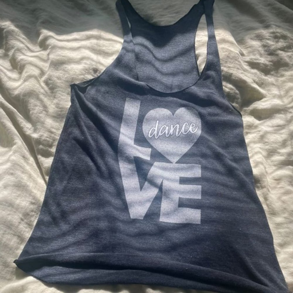 A Grey Loose Fit Tank Top